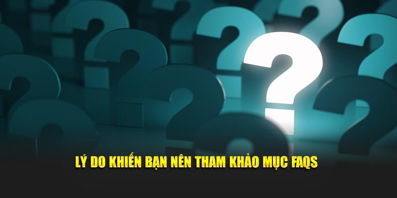 Lý do khiến bạn nên tham khảo mục FAQs